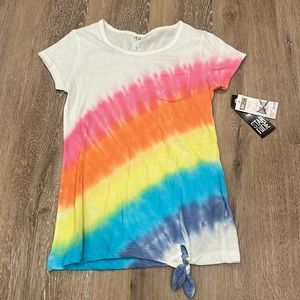 Rainbow colored girls top